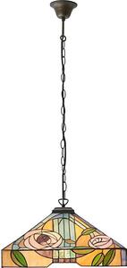 Endon 64384 - Závesný luster na reťazi Tiffany WILLOW 3xE27/60W/230V