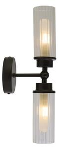Searchlight 29982BK - Nástenné svietidlo IMPERIAL 2xG9/33W/230V čierna