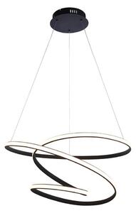 Endon 97632 - LED závesné svietidlo na lane DUNE LED/47,5W/230V 3000K čierne