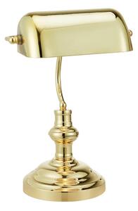 Markslöjd 108977 - Stolová lampa BANKERS 1xE14/40W/230V zlatá