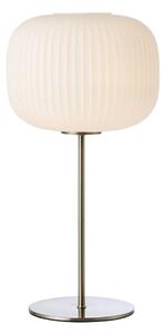 Markslöjd 109007 - Stolná lampa SOBER 1xE27/40W/230V biela/matný chróm