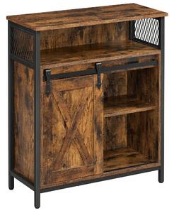 KOMODA, hnedá, čierna, 70/80/30 cm Boxxx - Obývacie zostavy, Online Only