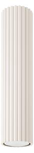 Stropné svietidlo Karbon, 1x béžové kovové tienidlo, (30 cm)