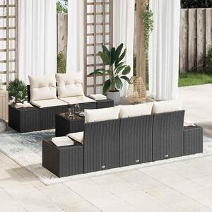 Maison Exclusive – Sedacia súprava Schwarz [Syntetický materiál]: Polyratan