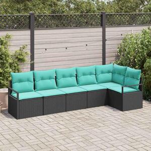 Maison Exclusive – Sedacia súprava Schwarz [Syntetický materiál]: Polyratan