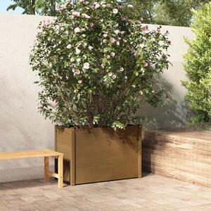Záhradný kvetináč medovo-hnedý 100x50x70 cm borovicový masív