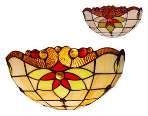 Tiffany nástenná lampa 30*18 Prezent 222 vzor 17