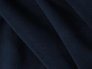 MUZZA Rohová pohovka buro s podrúčkami pravá 273 cm velvet modrá