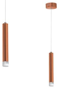 Závesné svietidlo Copper, 1x medené kovové tienidlo, c