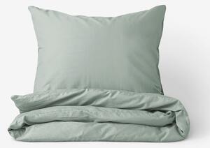 Goldea bavlnené posteľné obliečky - sivozelené 140 x 200 a 70 x 90 cm