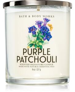 Bath & Body Works Purple Patchouli vonná sviečka 227 g