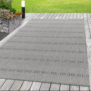 Ayyildiz koberce Kusový koberec Aruba 4903 grey – na von aj na doma - 60x100 cm