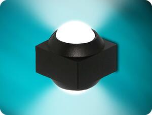 V-TAC LED nástenné svietidlo 2W, 200lm, dvojitý svetelný lúč, čierne Farba svetla: Teplá biela