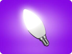 V-TAC LED žiarovka E14 sviečka 6,5W, 600lm Farba svetla: Denná biela