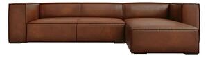 Koňakovohnedá kožená rohová pohovka (pravý roh) Madame - Windsor & Co Sofas