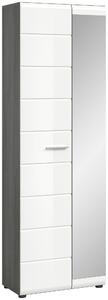 PREDSIEŇOVÁ SKRIŇA, biela s vysokým leskom, 60/192/37 cm MID.YOU - Predsieňové programy, Online Only