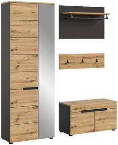 PREDSIEŇOVÝ NÁBYTOK, 160/190/37 cm MID.YOU - Predsieňové programy, Online Only