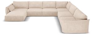 Béžová rohová pohovka (pravý roh) Vanda - Mazzini Sofas