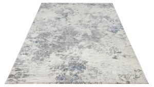 Svetlomodro-krémový koberec Elle Decoration Arty Fontaine, 80 × 150 cm