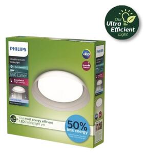 Philips UltraEfficient 8720169300996 Fleta stropné svietidlo D350mm LED 10W/1950lm 4000K priehľadná, SceneSwitch