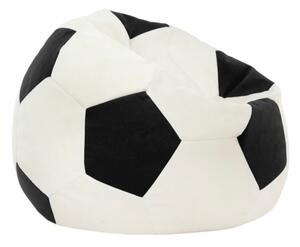 Sedací vak malá bielo čierna futbalová lopta TiaHome