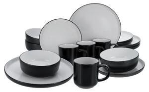 KOMBINOVANÝ SERVIS, 16-dielne, kamenina Creatable - Online Only bytové doplnky, Online Only