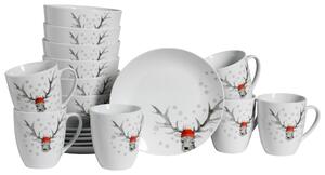 KOMBINOVANÝ SERVIS, 18-dielne, porcelán Creatable - Online Only bytové doplnky, Online Only