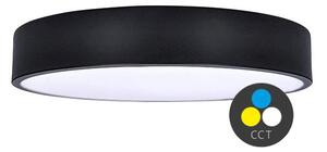 Čierne LED stropné svietidlo guľaté 300mm 36W CCT – LED lustre a svietidlá > LED stropné svietidlá