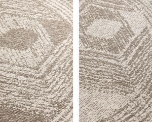 ELLE Decoration koberce Kusový koberec Gemini 106031 Linen kruh z kolekcie Elle - na von aj na doma - 100x100 (priemer) kruh cm