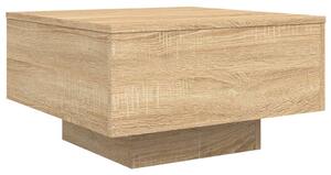Konferenčný stolík dub sonoma 55x55x31 cm kompozitné drevo
