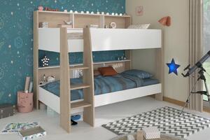 Detská poschodová posteľ Shelter oak