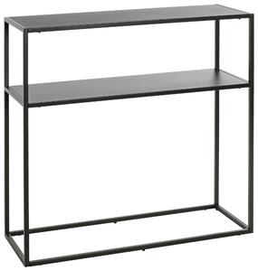 KONZOLOVÝ STOLÍK, čierna, kov, 80/30/80 cm - Online Only obývacie izby, Online Only