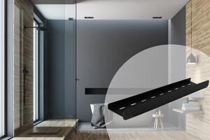 Kúpeľňová polica SF03 60cm black matt
