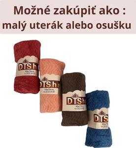 Disha Mikroplyšový uterák,osuška - Hnedá Uteraky rozmer: 35x75 cm