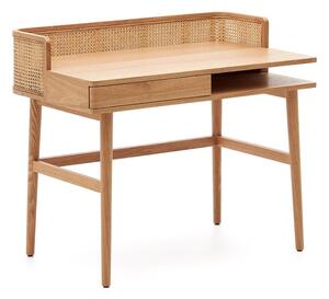 Pracovný stôl v dekore jaseňa 62x105 cm Araxi – Kave Home