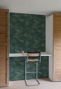 Zelená vliesová tapeta na stenu, listy, A66502, Vavex 2025