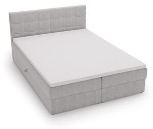 Čalúnená posteľ 140x200 ELSIE 1 s úložným priestorom - šedá