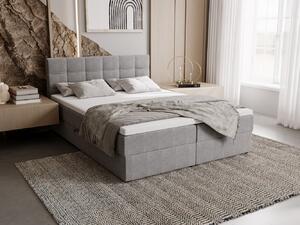 Čalúnená posteľ 180x200 ELSIE 1 s úložným priestorom - šedá