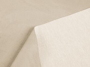 Biante Oválny obrus/imitácia brúsenej kože Alcantara ALC-007 Krémovo béžový 100x140 cm