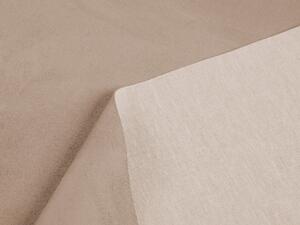 Biante Obdĺžnikový obrus/imitácia brúsenej kože Alcantara ALC-006 Béžový 60x100 cm
