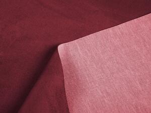 Biante Oválny obrus/imitácia brúsenej kože Alcantara ALC-008 Vínovo červený 100x140 cm