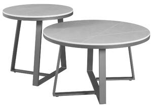 KONFERENČNÝ STOLÍK, sivá, kameň, 69/40 cm MID.YOU - Stolíky do obývačky, Online Only