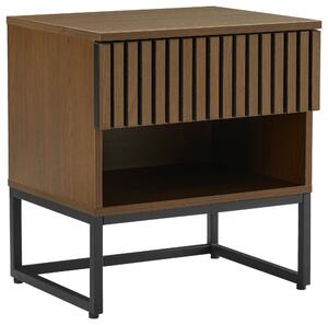 NOČNÝ STOLÍK, tmavý dub, 50/55/40 cm Xora - Online Only spálne, Online Only