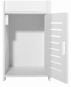 LEOBERT Kúpeľňová skrinka, 80 cm, biela