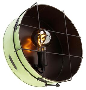 Industriálne stropné svietidlo zelené 35 cm - Barril