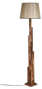 Dizajnová stojanová lampa Naime 165 cm hnedá