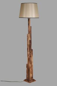 Dizajnová stojanová lampa Naime 165 cm hnedá -