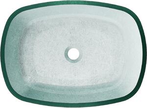 MEXEN - Araks sklenené umývadlo na dosku 54 x 39 cm - strieborná - 24155411