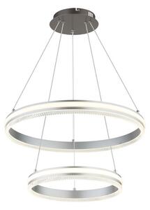 Závesné svietidlo LED 2700–6000K čierny chróm, strieborná IP20 GLOBO lighting FRANCINE 67377-60H