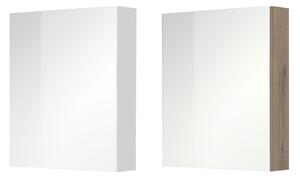Mereo Aira, kúpeľňová galerka 60 cm, zrkadlová skrinka, dub Kronberg Variant: Aira, Mailo, Opto, Bino kúpeľňová galerka 60 cm, zrkadlová skrinka, bie…